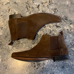 ASOS suede ankle Chelsea boots